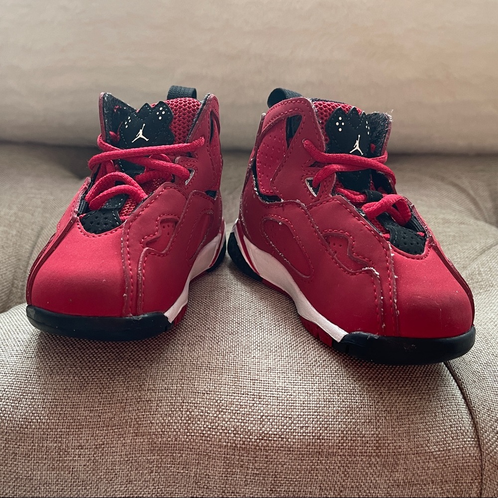 Used Red Jordan Retro 7. Size 4.